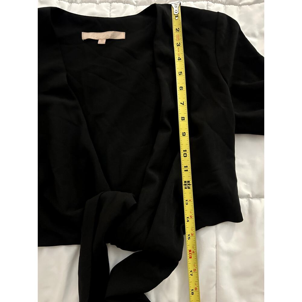 Hutch Tie Front Cropped Long Sleeve Top Size XS - Picture 4 of 6